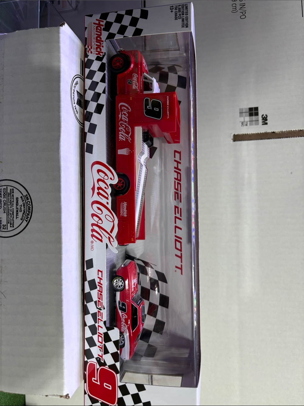 M2 Coca-Cola Red Chase Elliott Die-Cast Car and Hauler Set